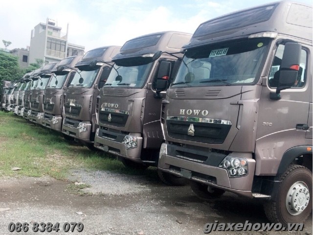 xe đầu kéo howo 380 nóc cao